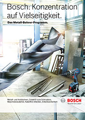 Bosch: Konzentration auf Vielseitigkeit.