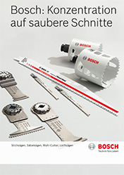Bosch: Konzentration auf saubere Schnitte.
