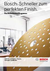 Bosch: Schneller zum perfekten Finish