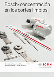Bosch: concentración en los cortes limpios.