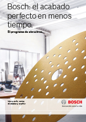 Bosch: el acabado perfecto en menos tiempo.