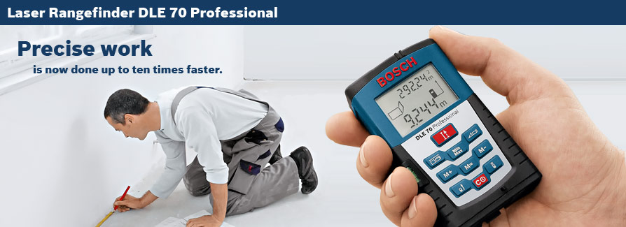 2042--Bosch DLE 70 Laser Distance Meter Tester