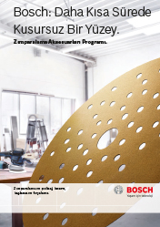 Bosch: Daha Kısa Sürede Kusursuz Bir Yüzey.